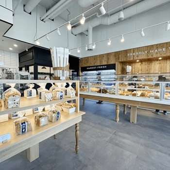 Paris baguette bakery interior